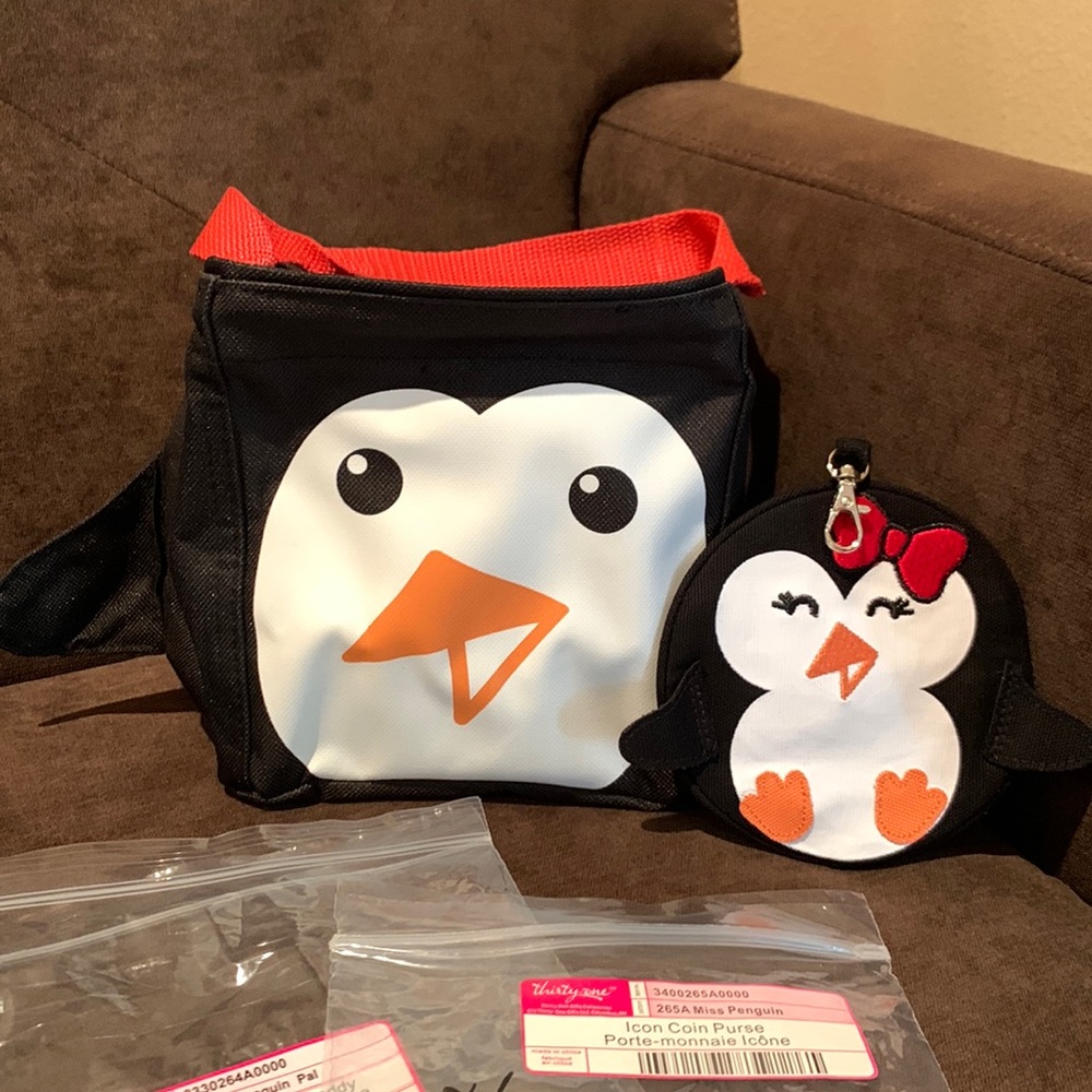 Thirty one 31 penguin pal littles carry all caddy and icon coin purse NIP